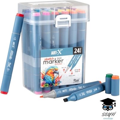 Art-X Sketch Marker Duo 24Lü Set