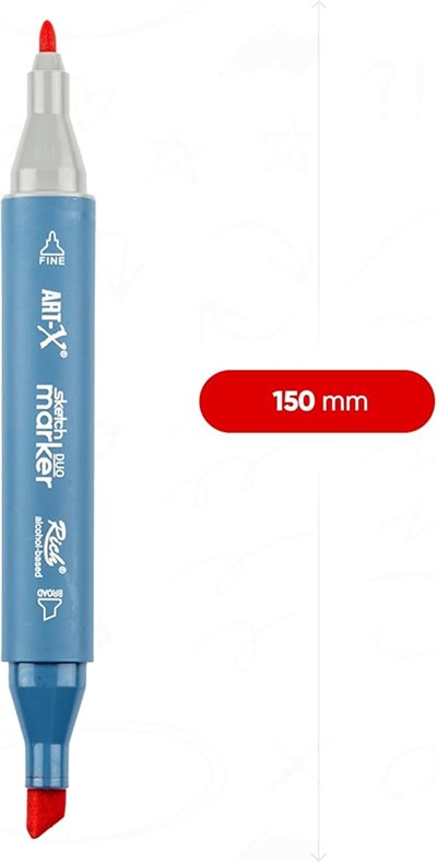 Art-X Sketch Marker Duo 60 Lı Set