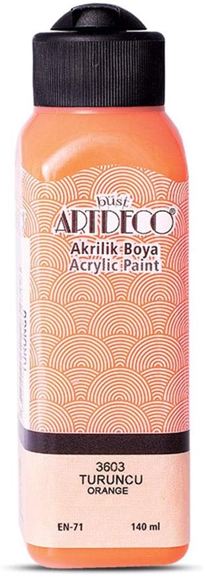Artdeco Akrilik Boya 140Ml Turuncu 3603