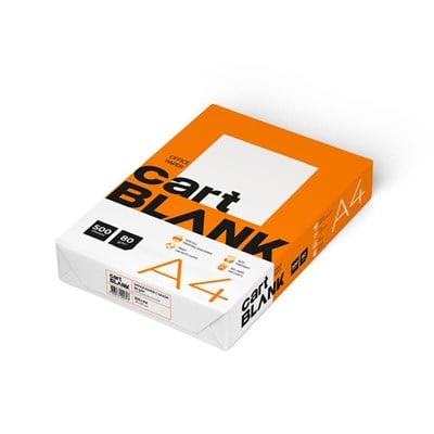 Cart Blank A4 Kağıdı 80gr 500'Lü