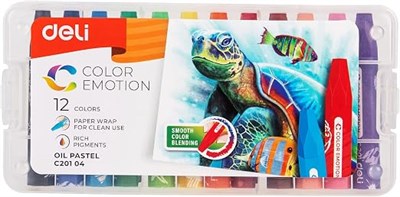 Deli Plastik Kutu Pastel Boya 36Lı Colorkids