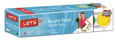 Lets Akrilik Boya 25 ml 6 Renk