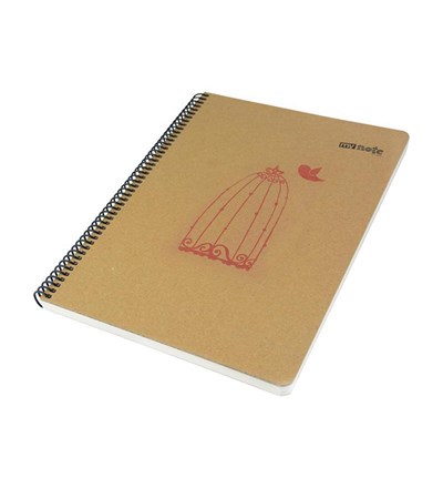 Mynote Kraft Defter A4 120 Yp Kareli