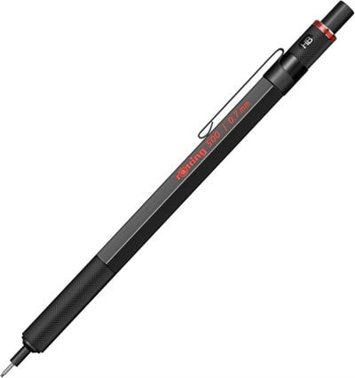 Rotring 500 Mekanik Kurşun Kalem, Siyah 0.7 Mm