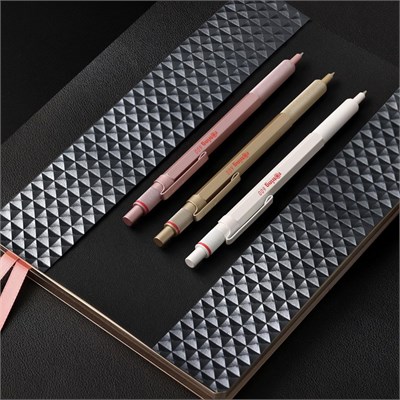Rotring 600 İnci Beyaz Tükenmez Kalem