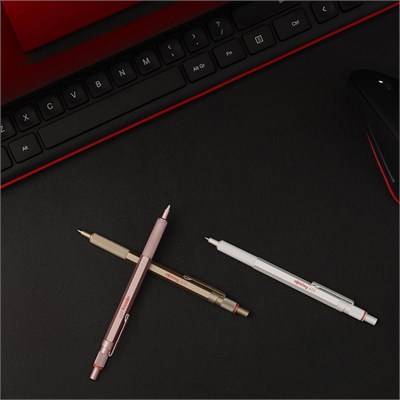 Rotring 600 İnci Beyaz Tükenmez Kalem