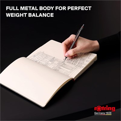 Rotring 600 Mekanik Kurşun Kalem, Gri 0.5 Mm