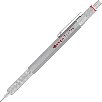 Rotring 600 Mekanik Kurşun Kalem, Krom 0.7 Mm