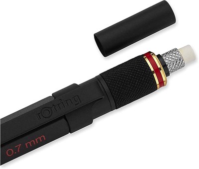 Rotring 800+ İki Fonksiyonlu Kalem, Siyah 0.7 Mm