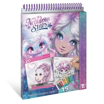Taros Nebulous Standars-11133 Watercoloring Book Set 6 Lı