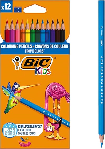 Tropıcolors Kuru Boya Kalemi 12 Renk