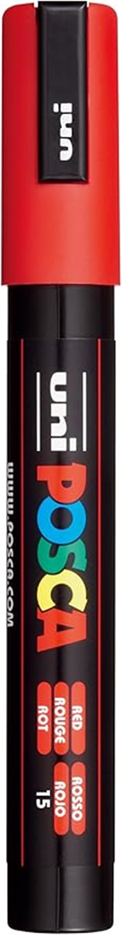 Uni Posca 1.8-2.5 Su Bazlı Postermarkörü Kırmızı N