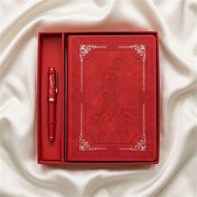 Victorias Journals Atatürk - Özel Seri Defter Ve Metal Kalem Seti. Kutulu -Gazi- Kırmızı
