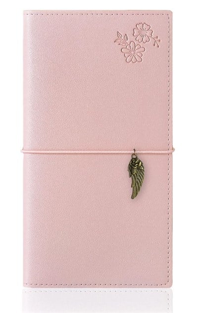Victorias Journals Charm-Kuş, Tarihsiz Planlayıcı 9X19 Cm,80  Yap, 100 Gr.Ivory.- Pembe
