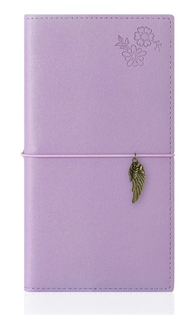 Victorias Journals Charm-Kuş, Tarihsiz Planlayıcı 9X19 Cm,80  Yap, 100 Gr.Ivory.- Lila