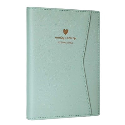 Victorias Journals Geçmeli Ve Cepli Defter A5 Ivory 80 Gr. 128 Yp.Pastel Yeşil