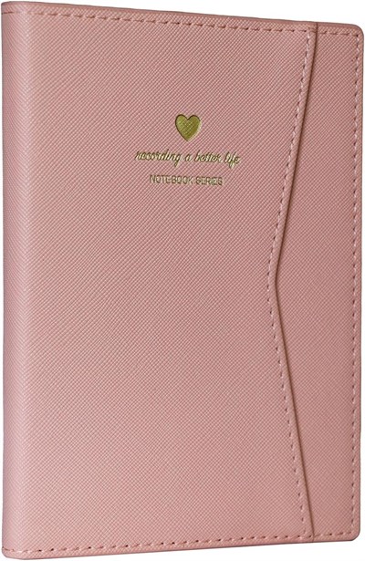 Victorias Journals Geçmeli Ve Cepli Defter A5 Ivory 80 Gr. 128 Yp. Pembe