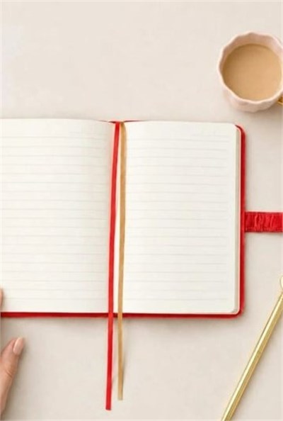 Victorias Journals Hush Hush Peluş Kilitli Günlük ve Sır Defteri Hediye Seti - Kalemli Kırmızı
