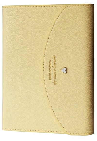 Victorias Journals Mekanizmalı Defter A6+ Ivory 80 Gr. 96 Yp.Sarı