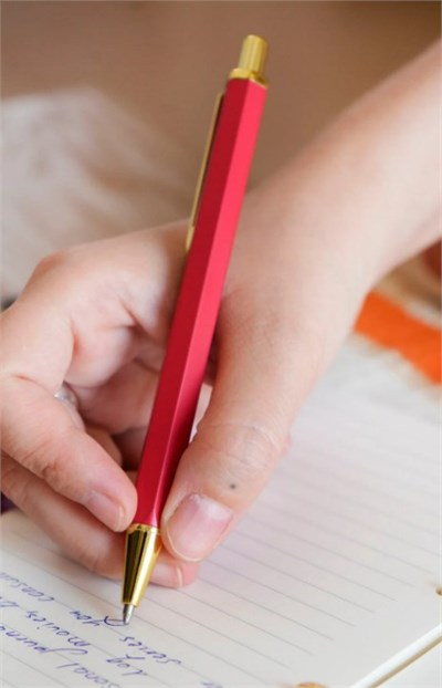 Victorias Journals Premium-Tükenmez Kalem Kutulu-Kırmızı