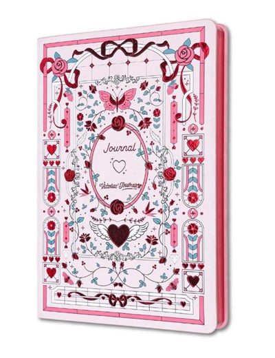 Victorias Journals Smyth Art- Vegan Deri Defter 100 Gr, 120 Yap.  A5 .Çizgili