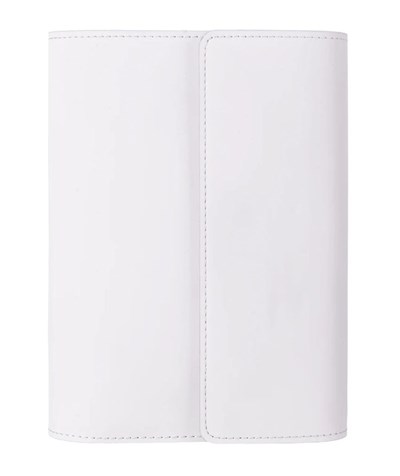 Victorias Journals Verse-Vegan Deri Organizer Defter A6 Değişebilen İç 120 Gr., 120 Yaprak. Kutulu-Beyaz