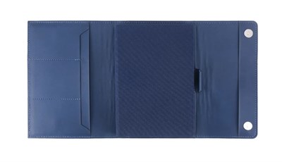 Victorias Journals Verse-Vegan Deri Organizer Defter A6 Değişebilen İç 120 Gr., 120 Yaprak. Kutulu-Mavi