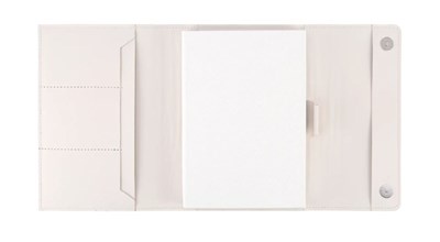 Victorias Journals Verse-Vegan Deri Organizer Defter A6 Değişebilen İç 120 Gr., 120 Yaprak. Kutulu-Beyaz