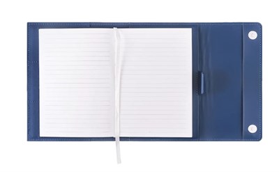 Victorias Journals Verse-Vegan Deri Organizer Defter A6 Değişebilen İç 120 Gr., 120 Yaprak. Kutulu-Mavi
