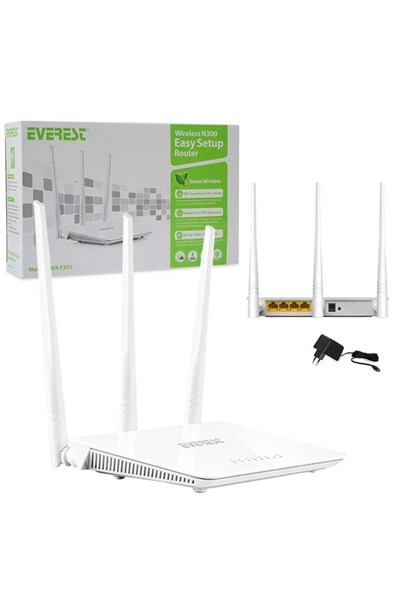 EWR-F303 2.4 Ghz 300 Mbps 4 Port Kablosuz Router