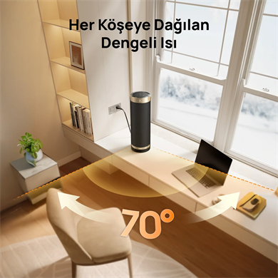 DREO Solaris Slim H3S Akıllı Elektrikli Isıtıcı