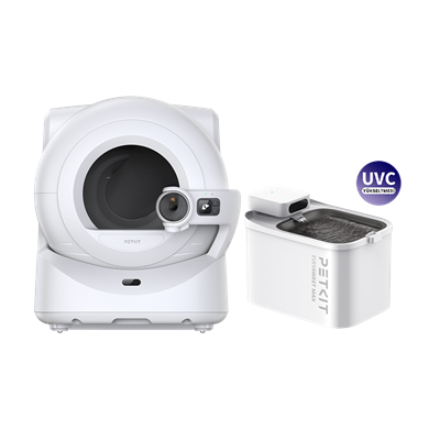 Petkit Purobot Ultra Akıllı Kedi Tuvaleti ve Eversweet Max (UVC) Su Pınarı Paketi