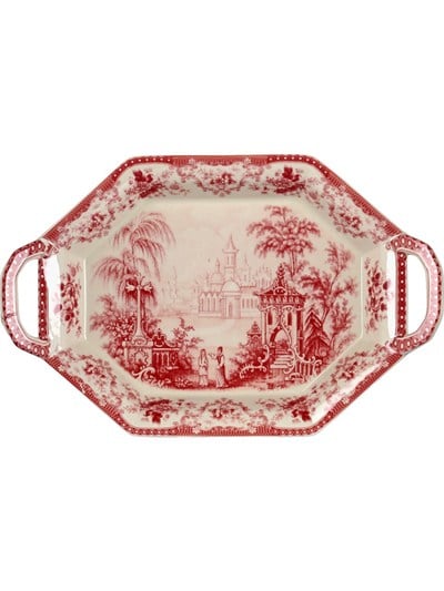 Lucky Art Florantine Sunum Tepsisi 37cm Kırmızı