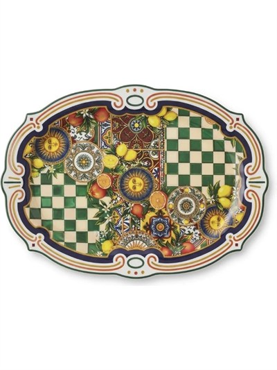 Lucky Art Sanora Melamin Oval Sunum Tabağı 50 cm