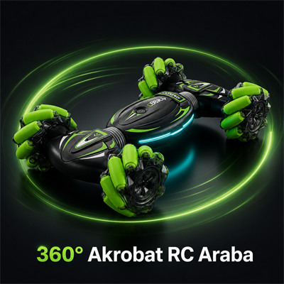 360 Derece Dönen RC Araba