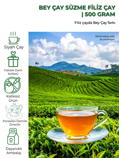 Bey Çay Süzme Filiz Çay | 500 gram