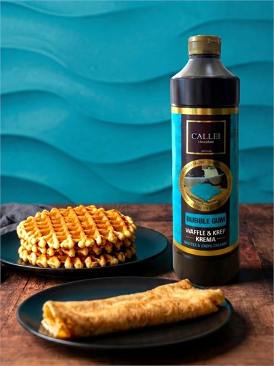 Callei Bubble Gum Karışık Meyve Aromalı Waffle Krep Sos | 1 kg