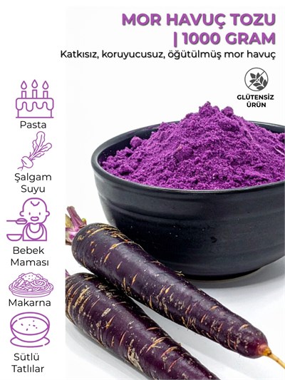 Mor Havuç Tozu | 1000 g