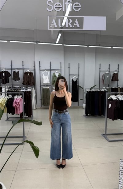 Kemerli Jean Pantolon 