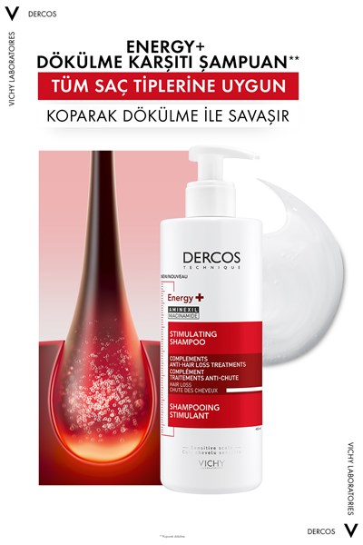 Dercos Energisant Saç Dökülmesine Karşı Şampuan 400 ml