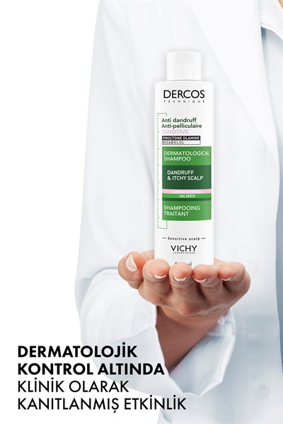 Dercos Hassas Saçlar İçin Kepeğe Karşı Etkili Bakım Şampuanı 200 ml