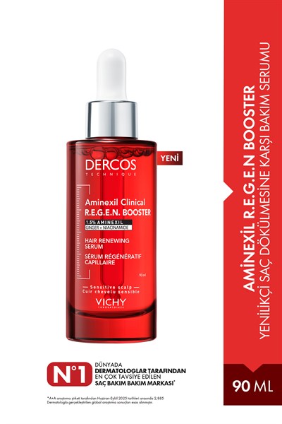 Dercos R.E.G.E.N. Booster Yenilikçi Saç Dökülmesine Karşı Bakım Serumu 90 ml