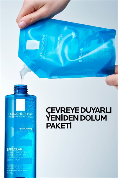 Effaclar Yağlı ve Akneye Eğilimli Ciltler için Temizleme Jeli Yeniden Dolum Paketi - Refill 400ml