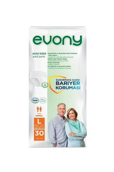 Emici Külot Büyük Large 5.5 Damla 30lu 1 Paket Hasta Bezi-