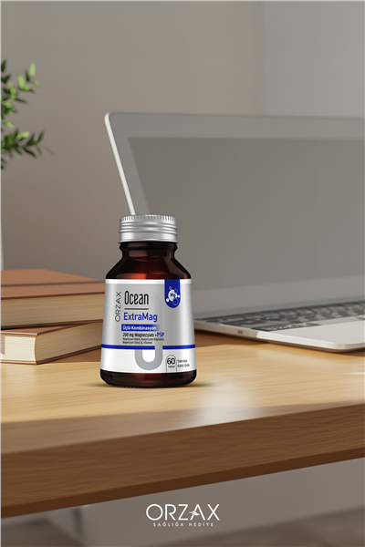 ExtraMag Üçlü Kombinasyon Magnezyum 200 mg Takviye Edici Gıda 60 Tablet