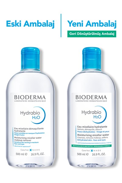 Hydrabio H2O Micellar 2li Avantajlı Set Nemlendirici Makyaj Temizleme Suyu 2x500 ml