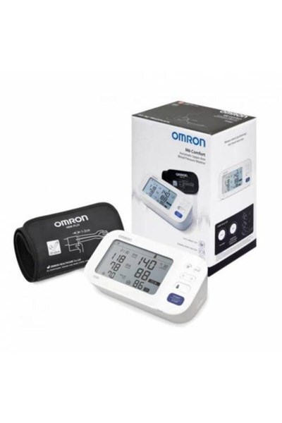 M6 Comfort Üst Koldan Dijital Pilli Tansiyon Aleti – AFib Göstergeli, Bluetooth, Akıllı Manşetli