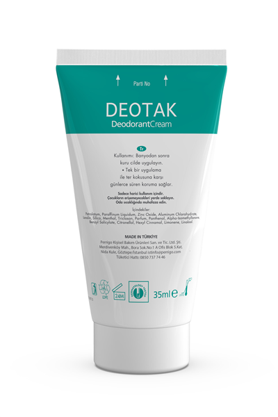 Mentol Ferahlığı 7 Güne Kadar Etkili Krem Deodorant 35 ml