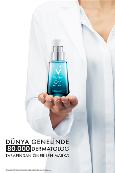 Mineral 89 Hyalüronik Asit İçeren Nemlendirici Göz Çevresi Bakım Serumu 15 ml 3337875596763