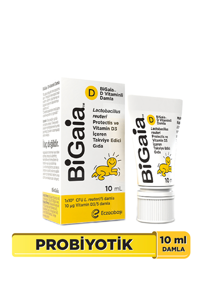 Probiyotik Damlada D Vitamini 10 ml 2 Aylık Kullanım Bebekler İçin Takviye Edici Gıda